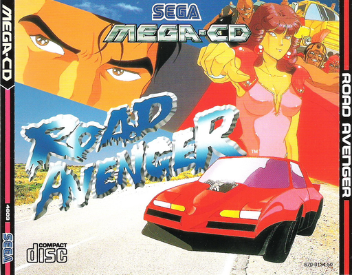 Road Avenger (Europe) Sega CD Game Cover
